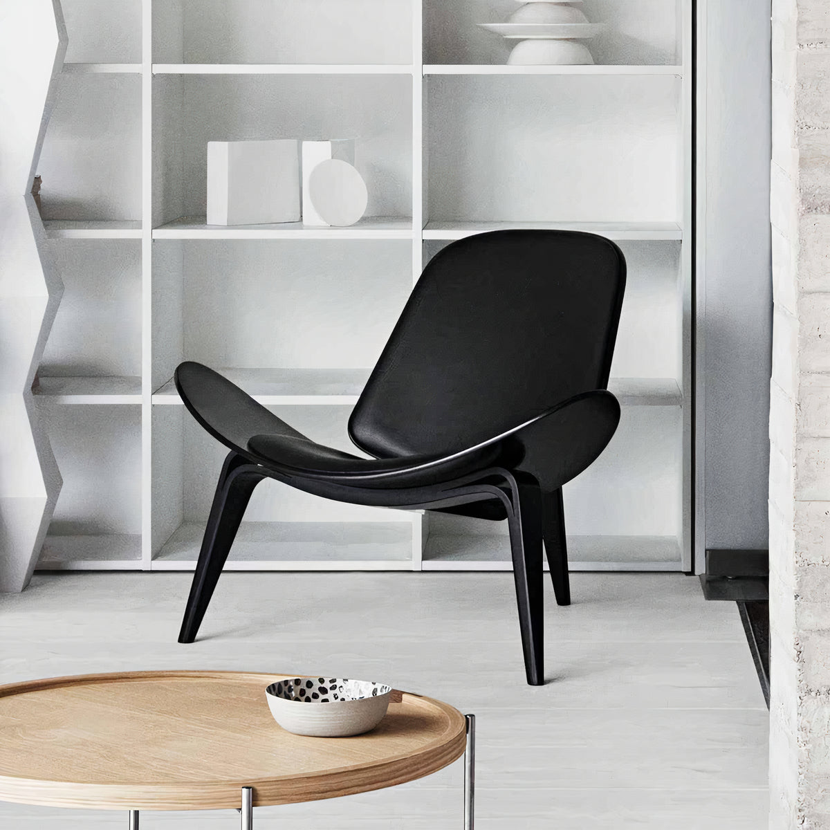 Black shell chair new arrivals