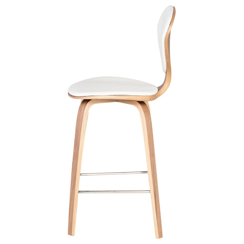 Chair
Satine counter stool is an inspired collaboration of design and craftsmanship. An eye catching design of formed and sculpted plywood with an American walnut veneer.Edge Decor Satine Dining Chair