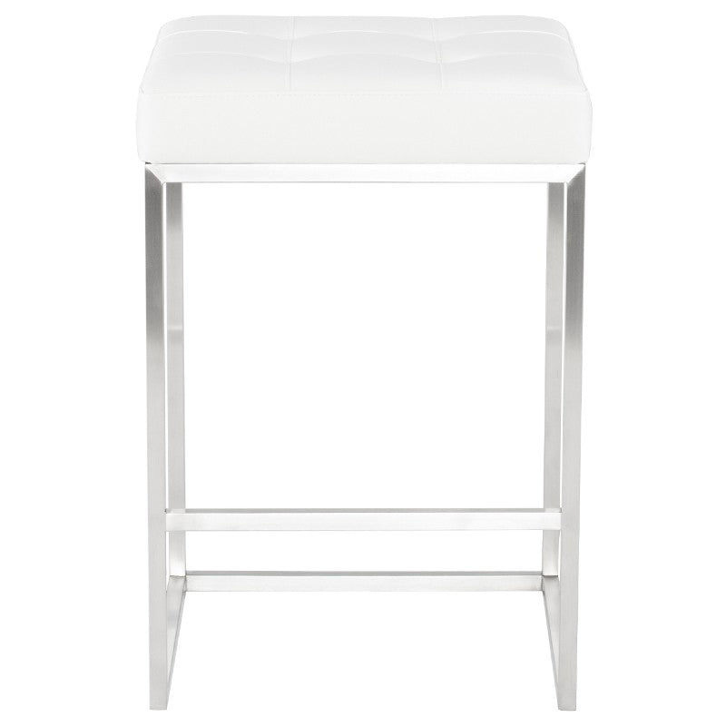 Chair
The Chi counter stool is an ideal example of simple elegant modern design. The multi-variant stainless steel frame, including fixed foot rest, uses a bare minimum oEdge Decor Chi Counter Stool