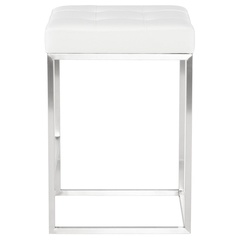 Chair
The Chi counter stool is an ideal example of simple elegant modern design. The multi-variant stainless steel frame, including fixed foot rest, uses a bare minimum oEdge Decor Chi Counter Stool