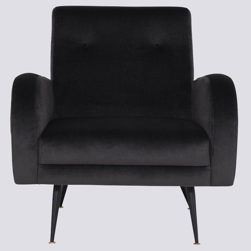 Chair
Big and bold, the Hugo occasional chair mixes materials as well as proportions. The large body of the chair enveloped in lush Velour fabric exudes comfort and styleEdge Decor Hugo Occasional Chair